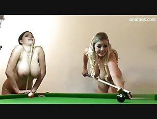 best of Pool playing strip Amatuer sluts