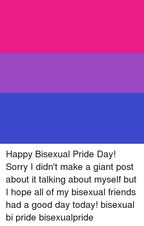 Kickback reccomend Bisexual pride day