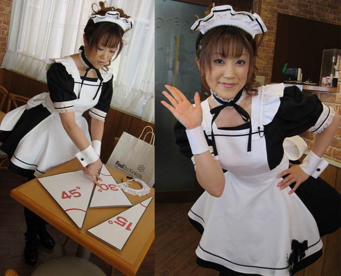 Chubby sexy maid