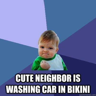 Brown E. reccomend Cute neighbor bikini