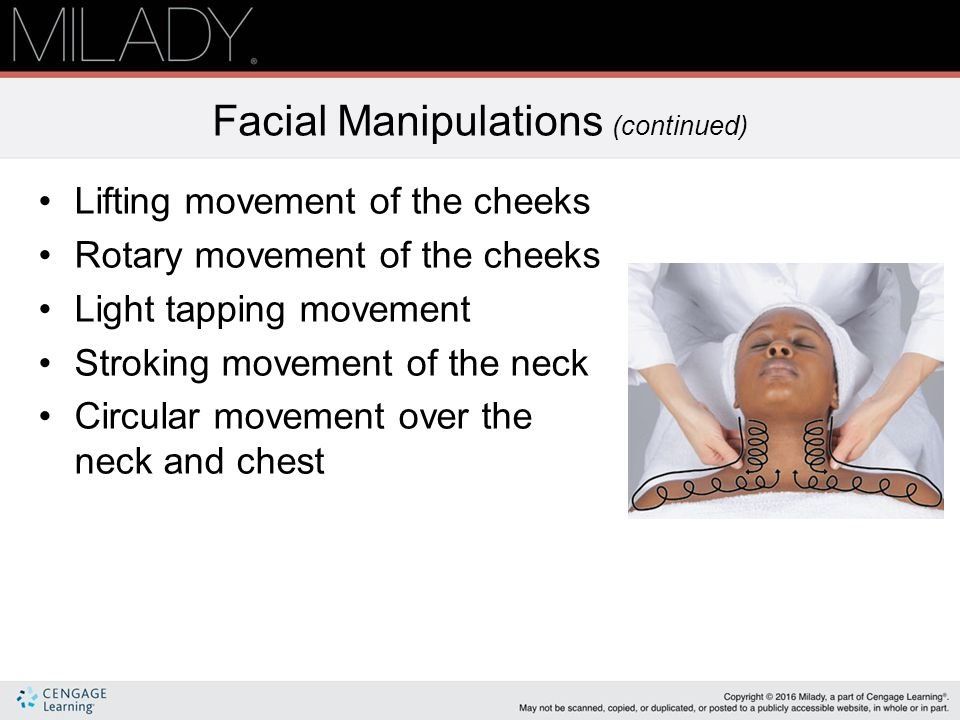 Peaches recommend best of massage manipulations Chapter 16-Facial Facial Milady Massage Standard