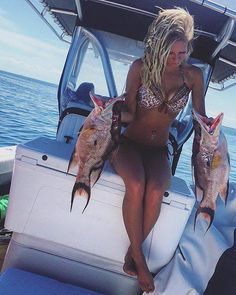 Trophy fish naked adult
