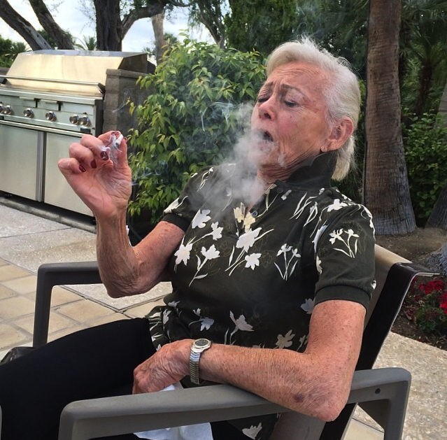 best of Smoking Old weed lady