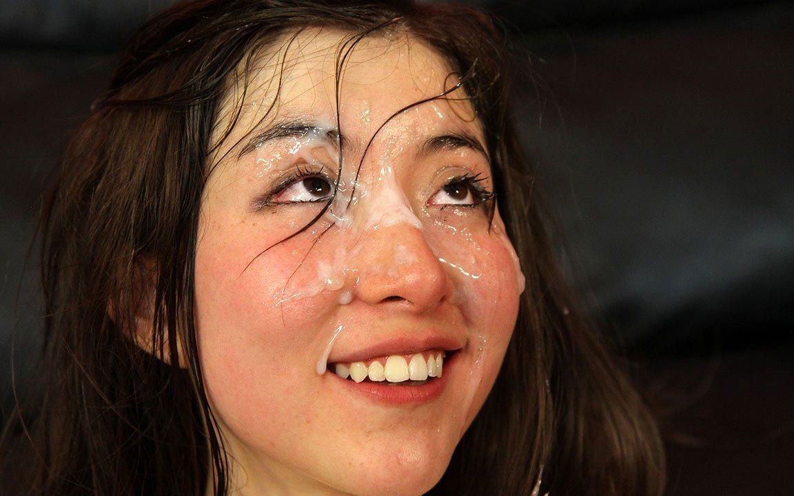 muliple facials for cute asian babe