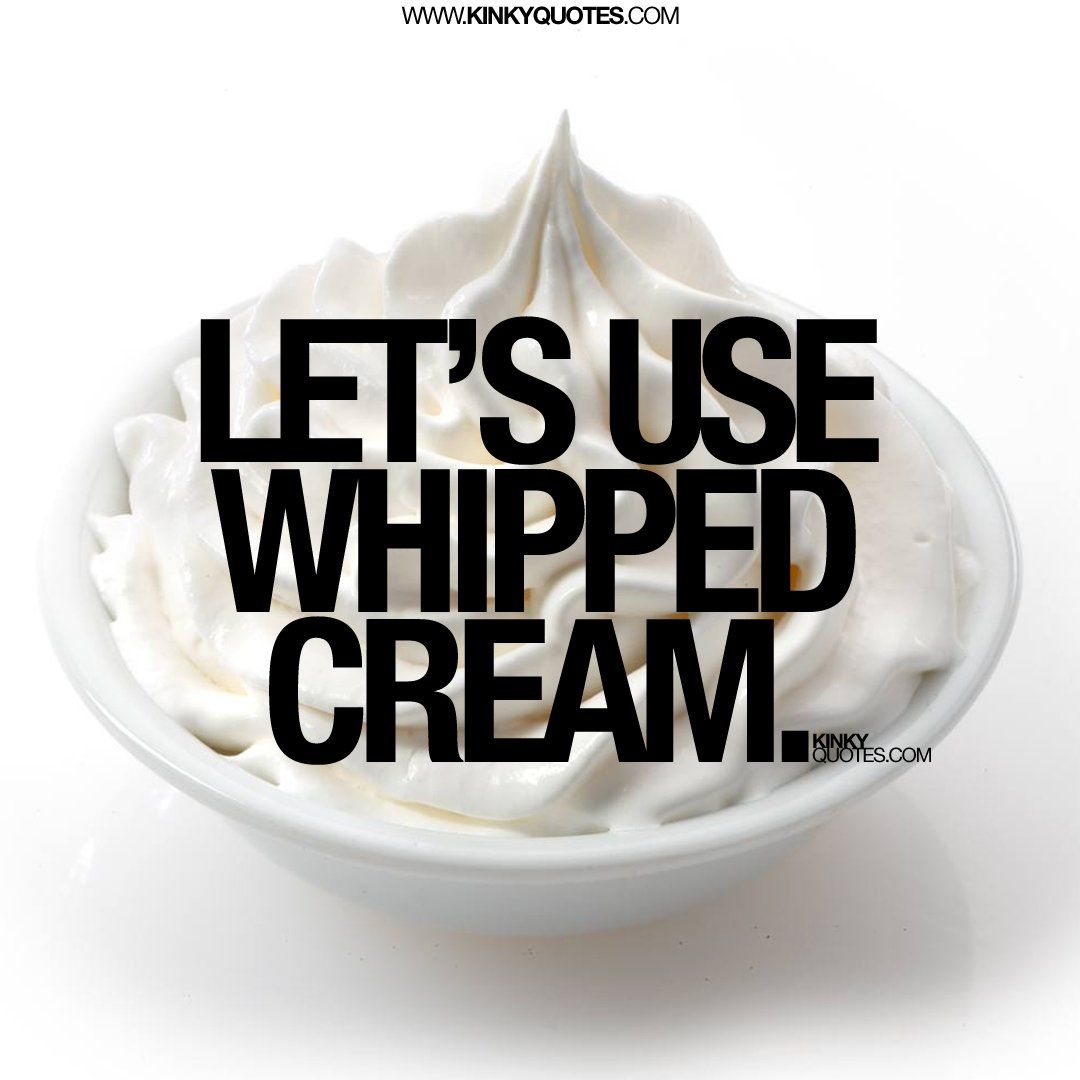 Gunner reccomend Sex with whipped cream