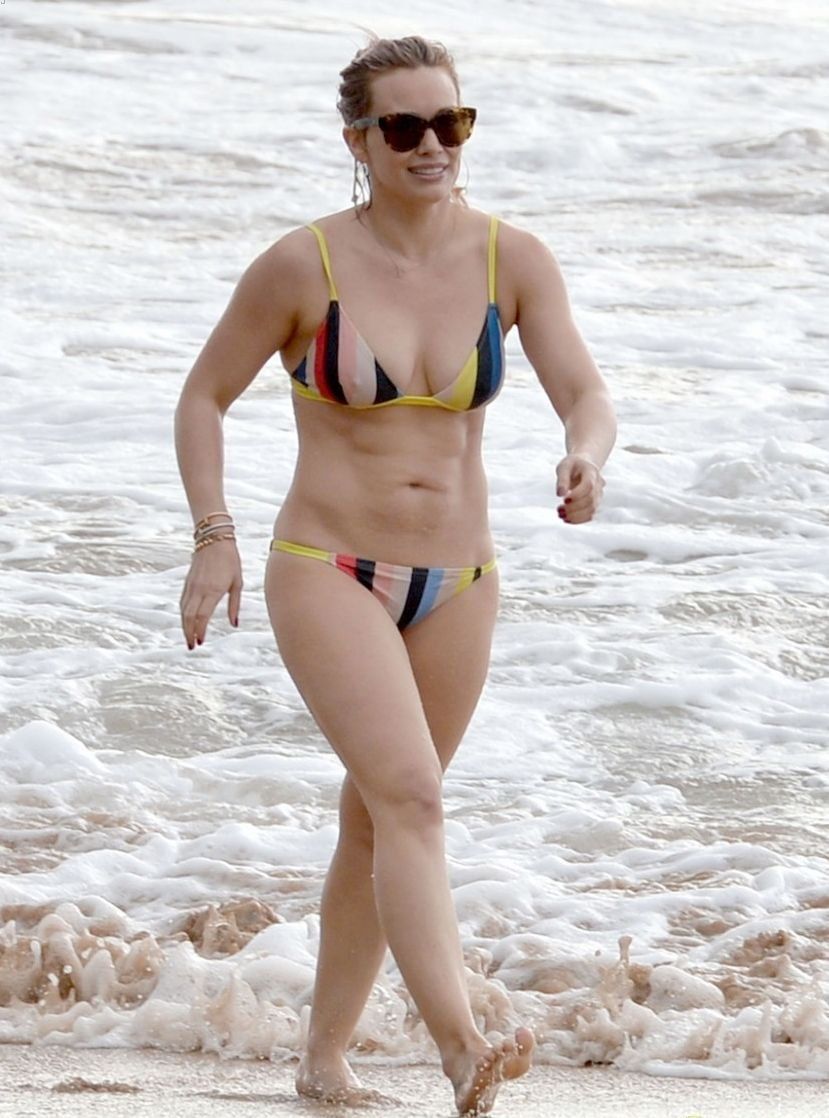 Hilary duff on a nude beach