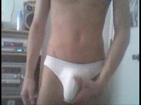 Huge cock in underwear