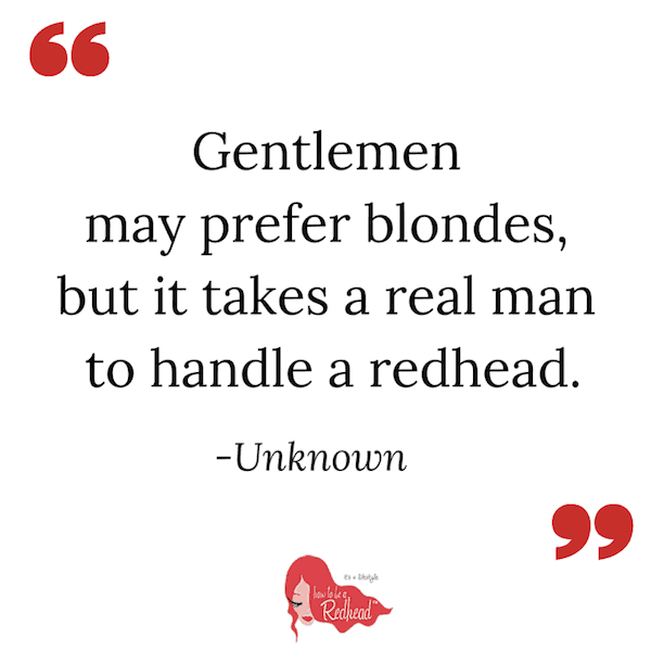 Redhead movie quote
