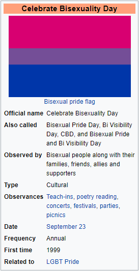 Copycat reccomend day Bisexual pride