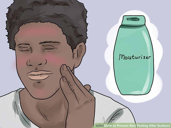 Rhubarb reccomend Home facial for peeling sunburns