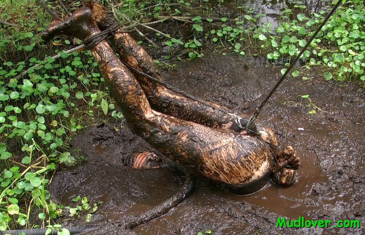 Deep mud bondage