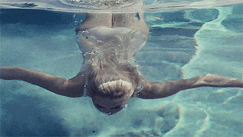 Naked girl in water gifs
