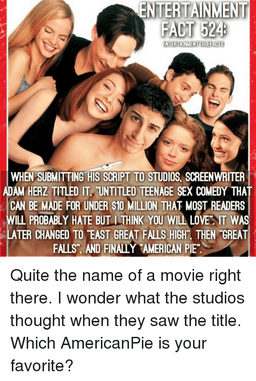 Sugar reccomend Teen sex comedy in title
