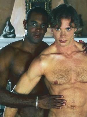 Submissive bisexual white men sexually dominated by dominant black men