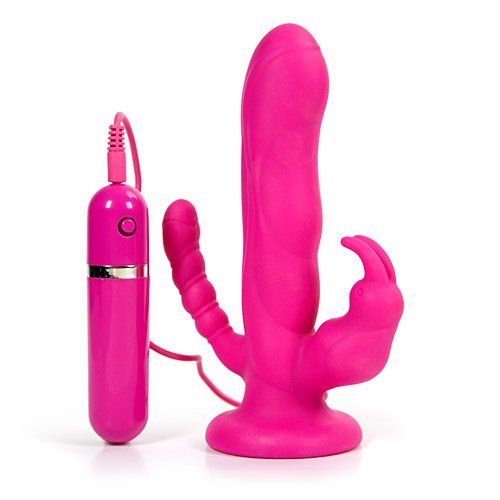 Super Hot Girl Blasts off With Her Rabbit Vibrator on Her Clit.