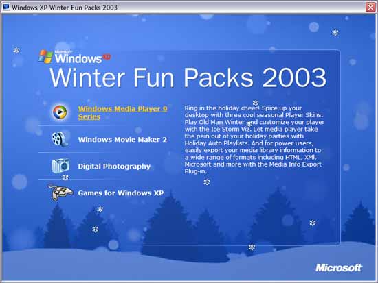 best of 2 movie pack winter for Windows fun windows xp maker
