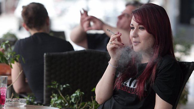 Dallas reccomend Busty smoking cigarettes