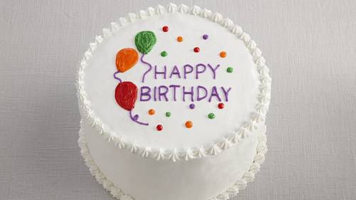 Adult birthday cake decoration