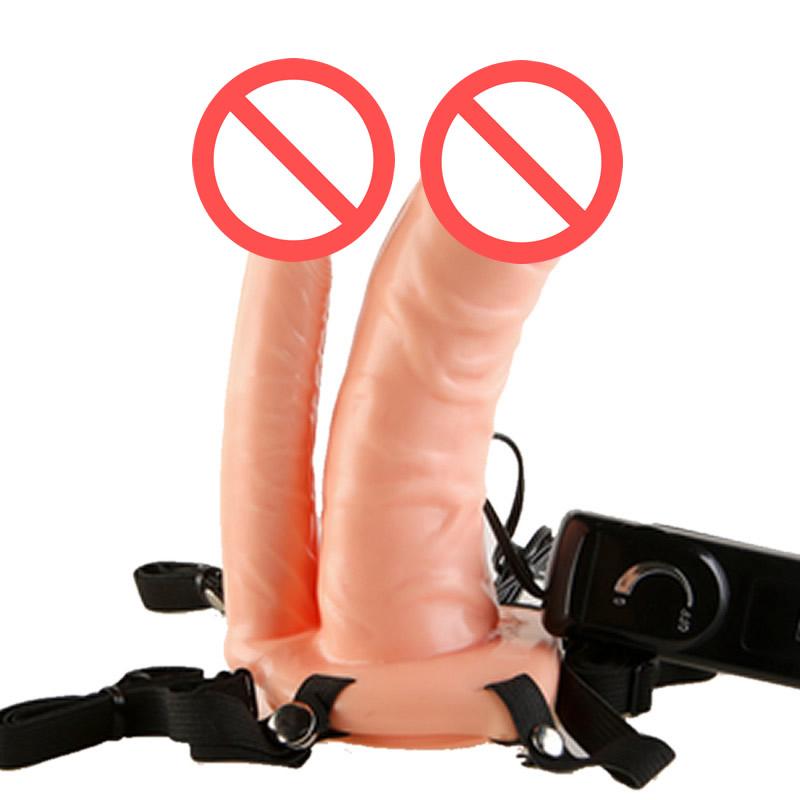 Chastity belts hollow dildo