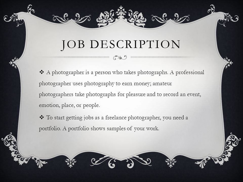 best of Jobs Amateur photograher