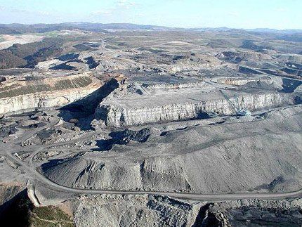 Arch coal strip mines in wv