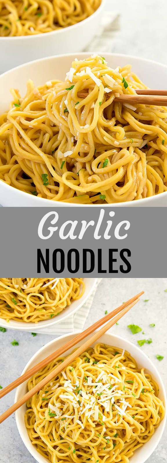 Asian garlic noodles recipe