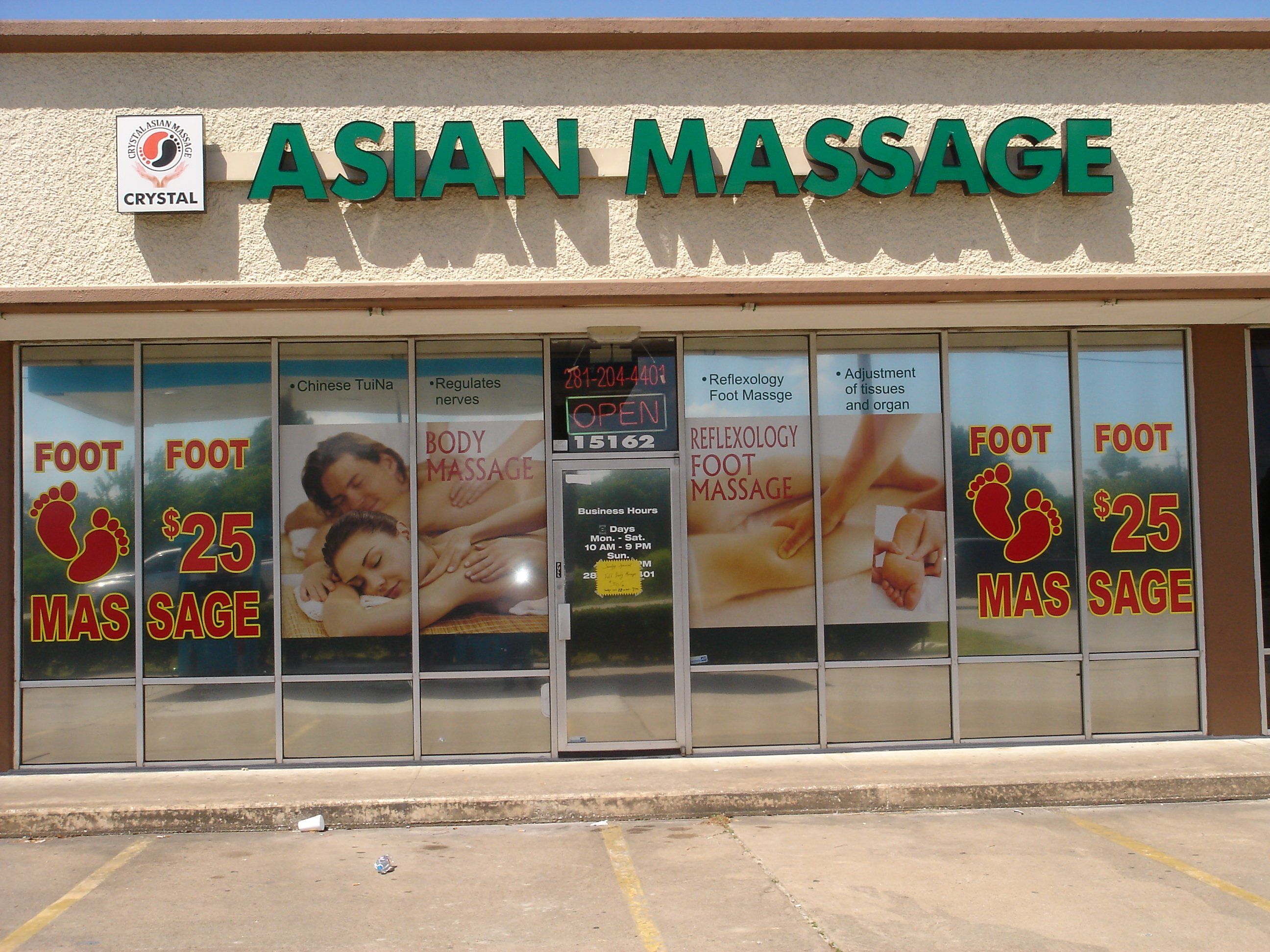 Asian massage crystal city
