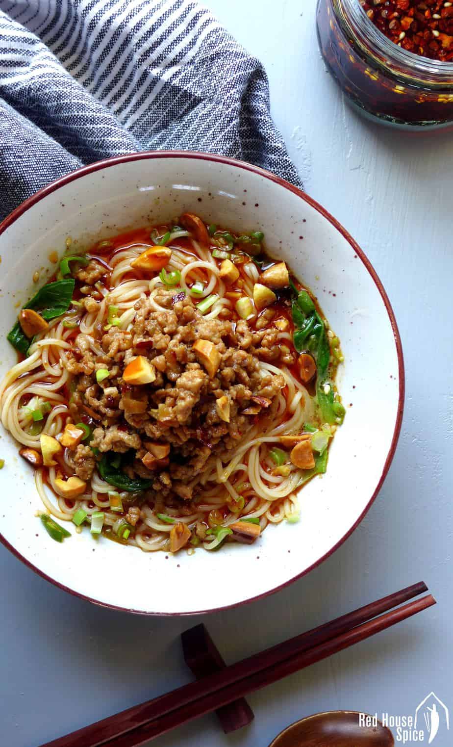 Hot C. reccomend Asian noodles spring street