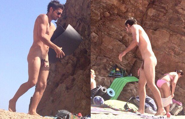 Nude men on spanish beaches