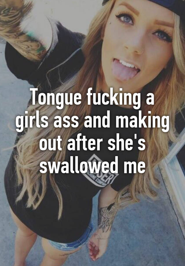 Girls useing tounge on girls assholes