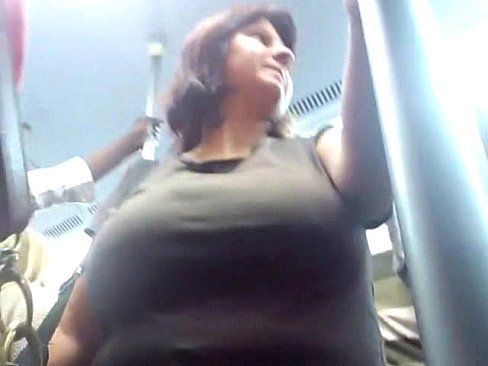 Subway cam boob