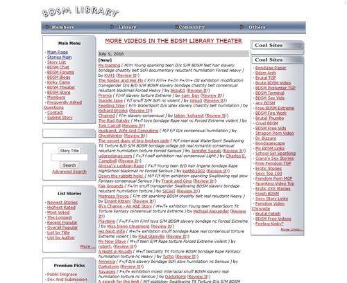 best of Stories Bdsm list library
