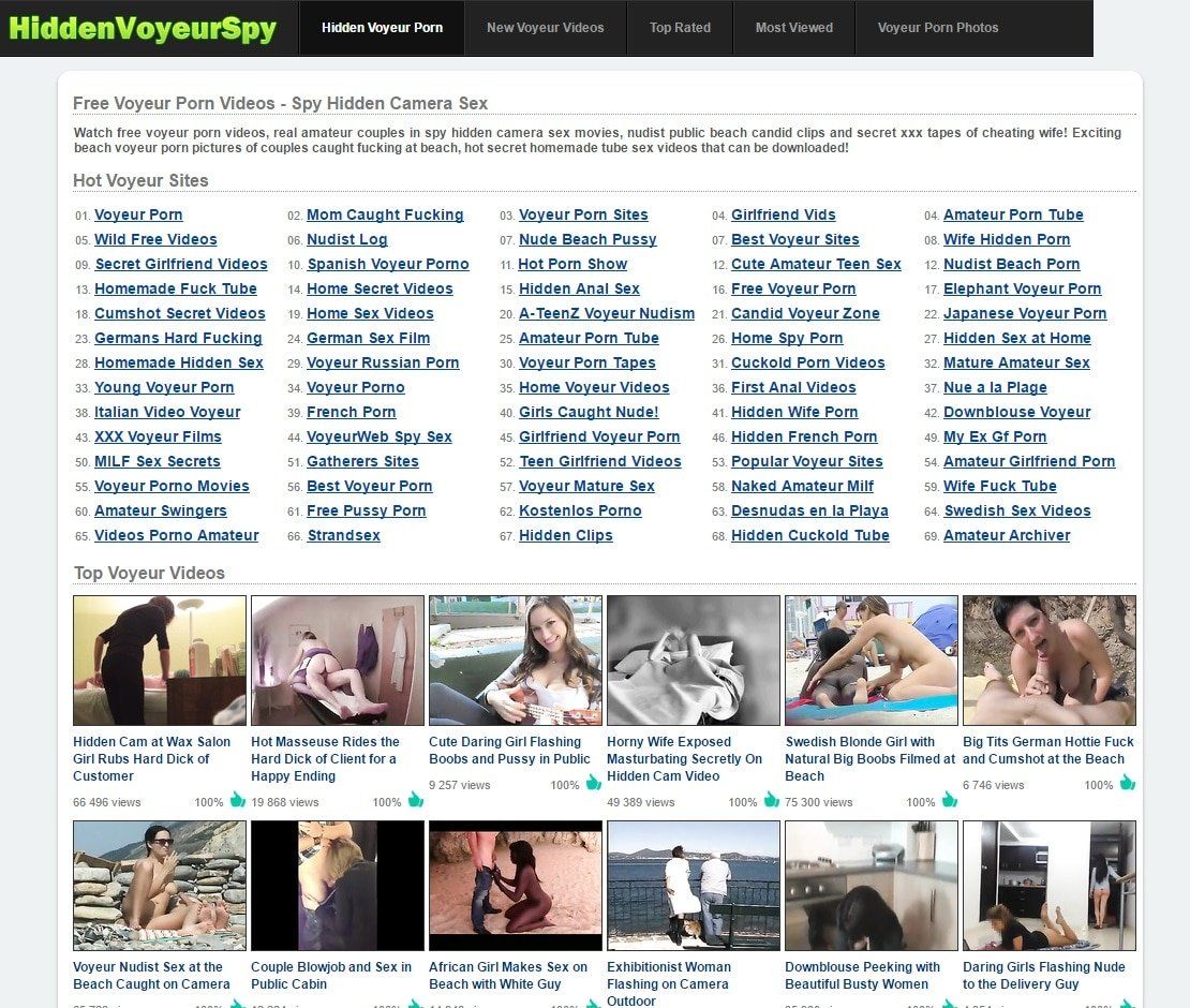 Best free voyeur site rankings