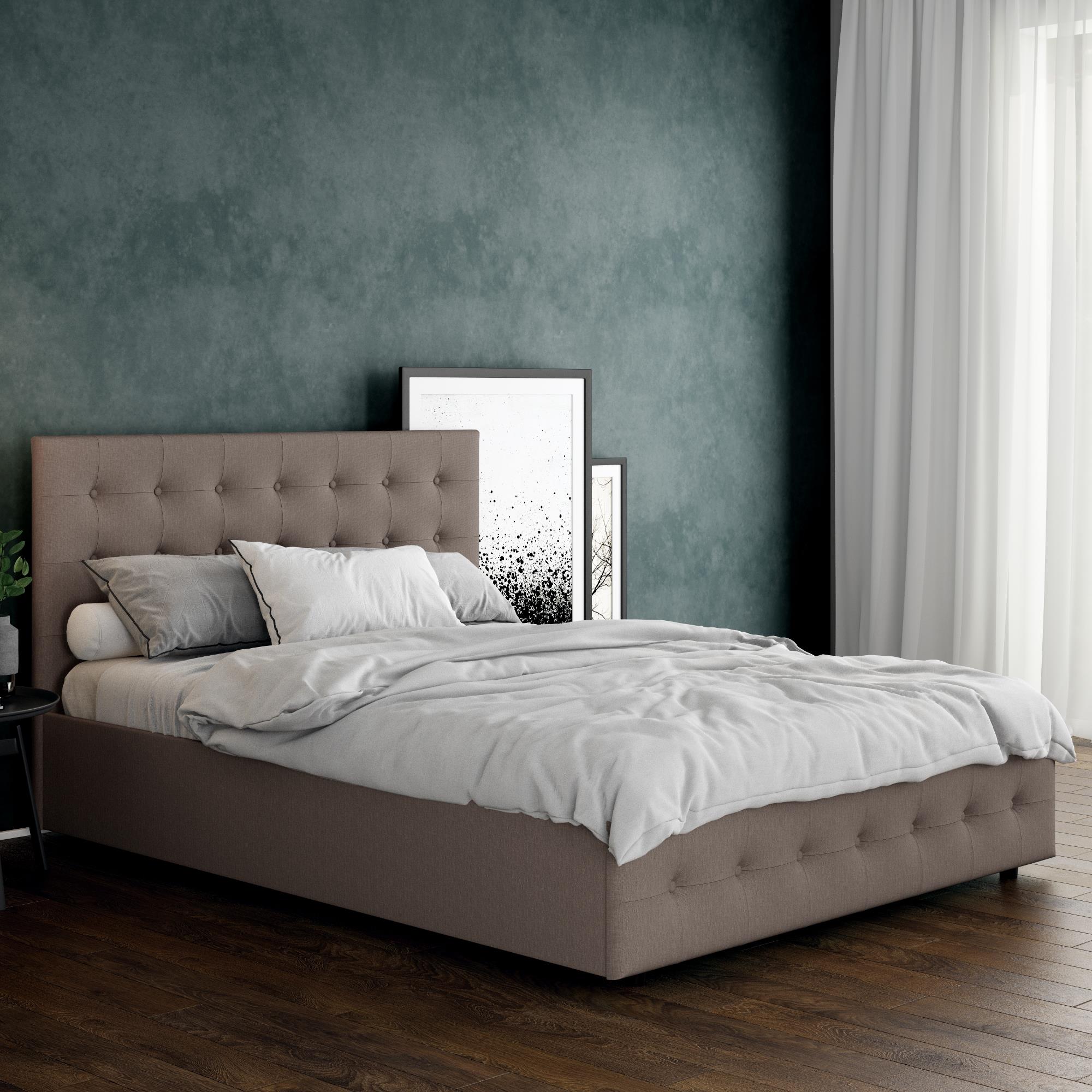 best of With Black storage bed tufted