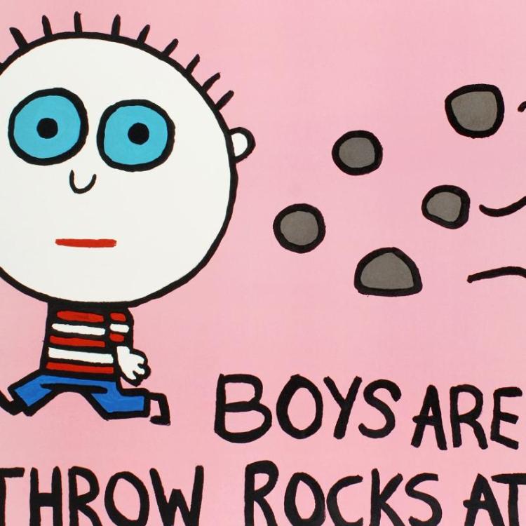 Winger reccomend Boys suck throw rocks