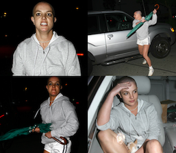 best of Hair shaved Britney spear her