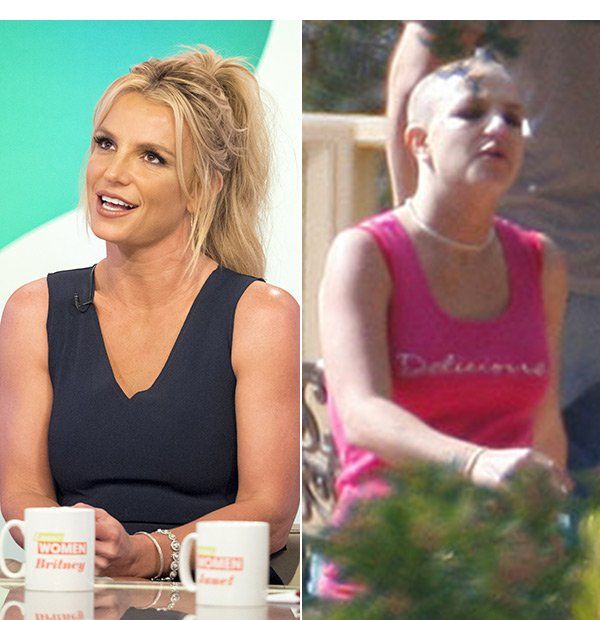 best of Hair shaved Britney spear her