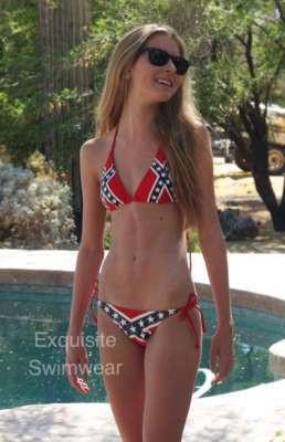 Dixie flag bikini
