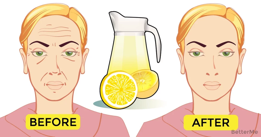 Lemon juice facial toner