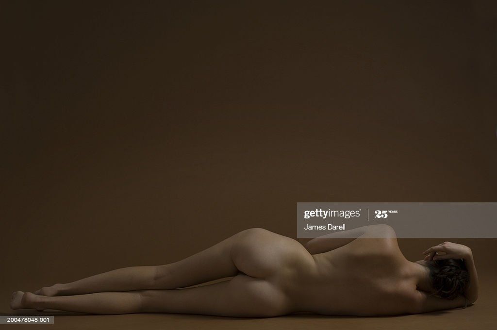 Naked lady lying down