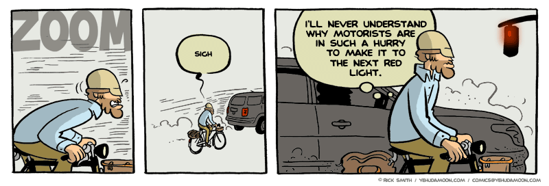 Monster M. reccomend Cargo bike comic strip