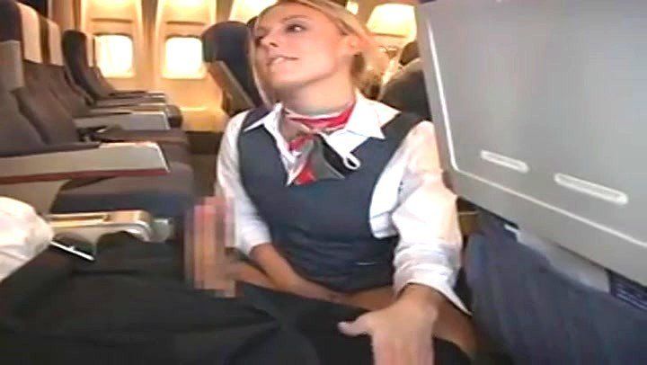 Flight stewardess porn