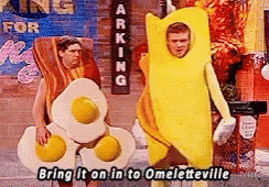Bring it on down to omeletteville