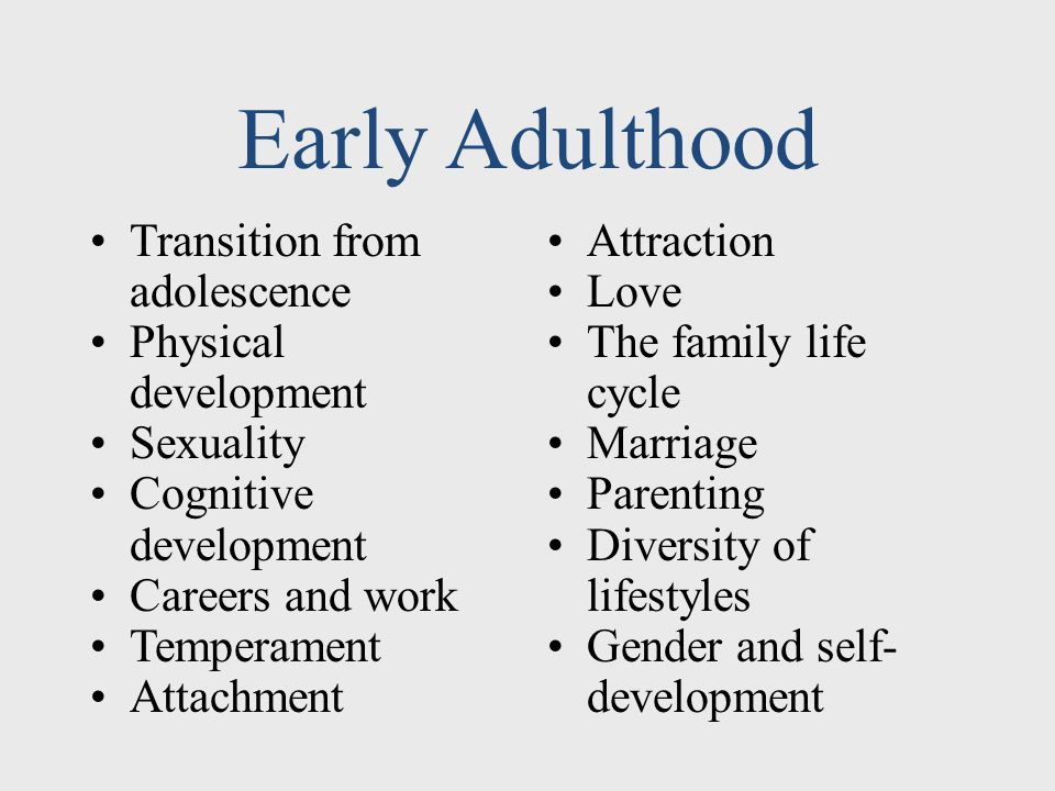 Glitzy reccomend Development in adulthood