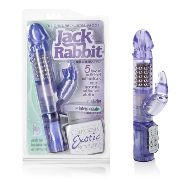 Purple rabbit jack vibrator