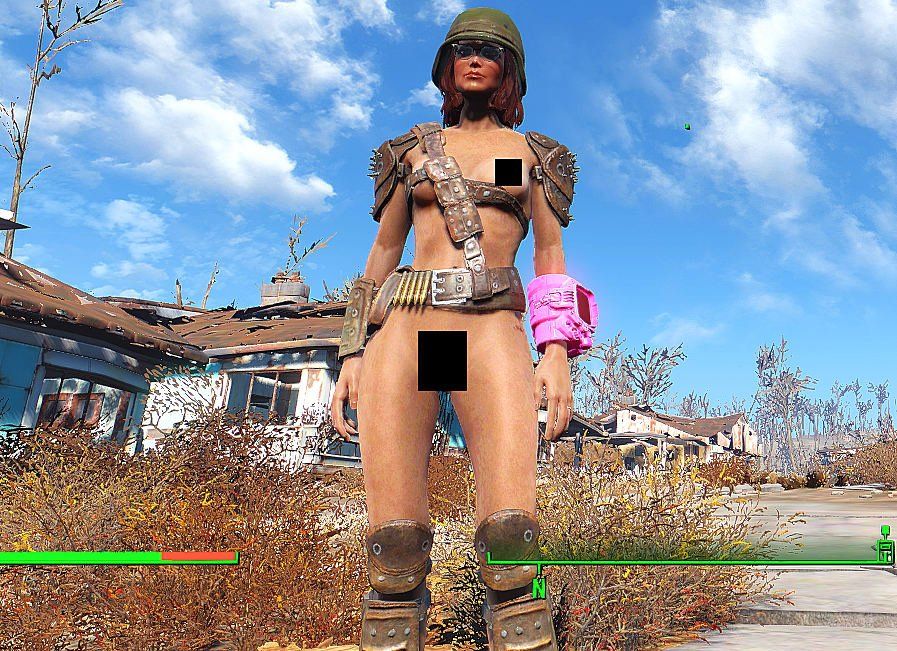 Fallout 4 CBBE Mod Fully Nude! Bigger Butt & Bigger Tits!