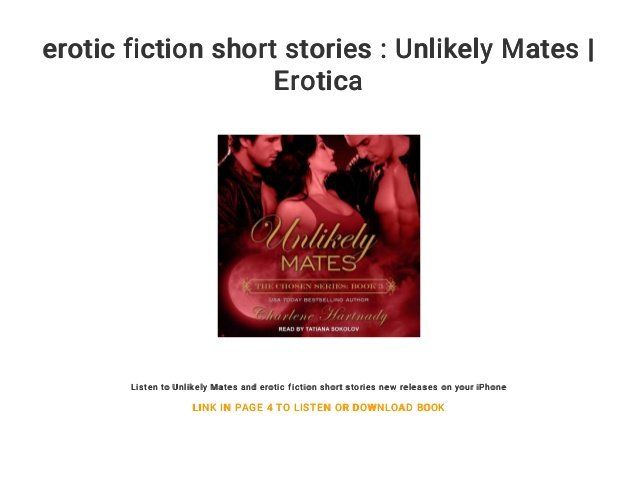 Cricket reccomend Erotic fiction short stories