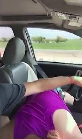 Blowjob in the Car While He is Driving