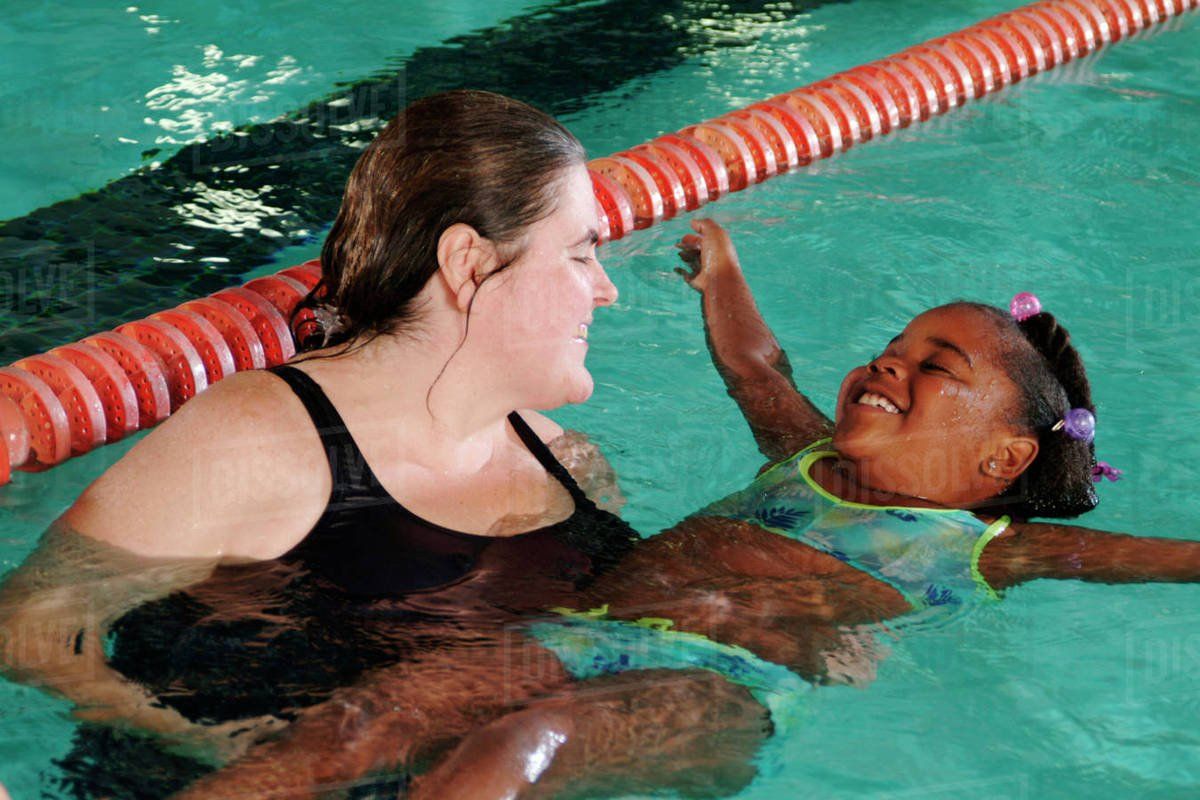 best of Woman swim Teaching to