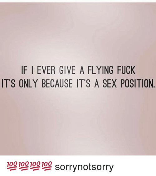 Flying fuck sex position